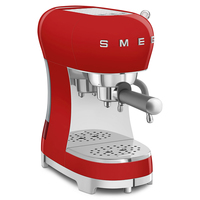 SMEG ECF02RDEU Siebträgermaschine rot Kafijas automāts