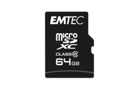 EMTEC microSD Card  64GB SDHC CL.10 Classic + Adapter atmiņas karte