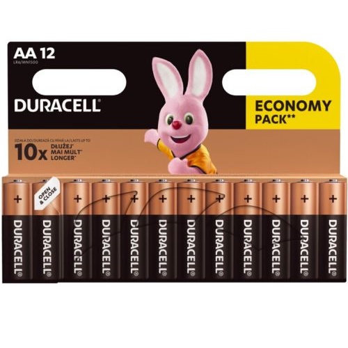 Duracell MN 1500 Basic AA (LR6) Blistera iepakojuma 12gb. Baterija