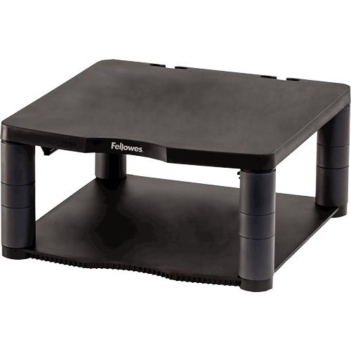 Fellowes - stand for monitor with shelf - graphite