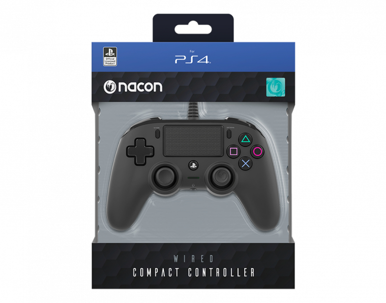 Nacon Compact controller black (PS4OFCPADBLACK) spēļu konsoles gampad