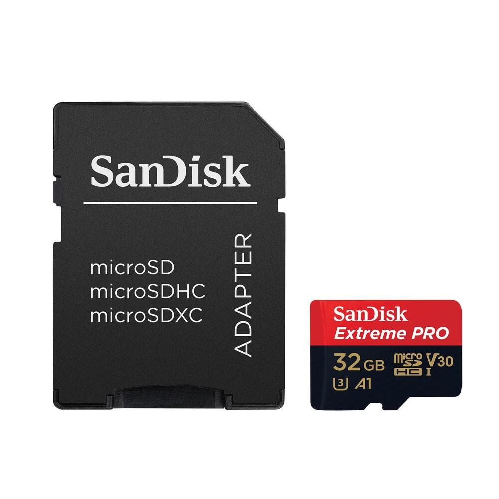 SanDisk microSDHC A1 100MB  32GB Extreme Pro   SDSQXCG-032G-GN6MA atmiņas karte