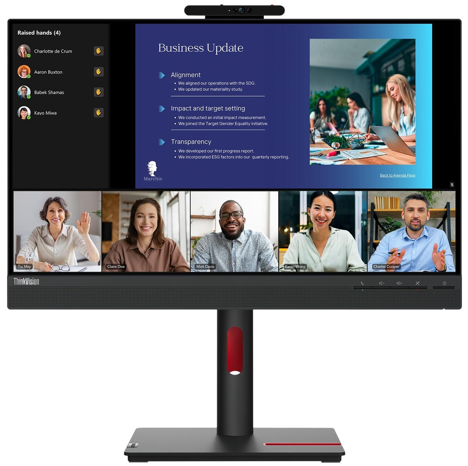 Lenovo ThinkVision T24v-30  (23,8") 1920x1080 VGA/HDMI/DP monitors