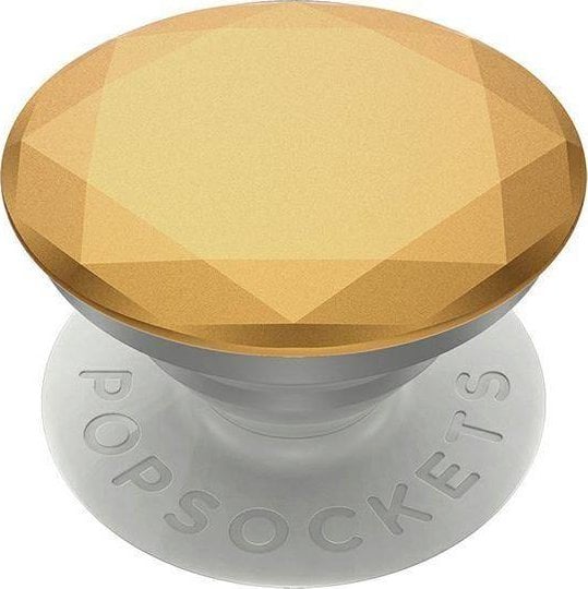 PopSockets PopSockets PopGrip - Wysuwana podstawa i uchwyt do smartfonow i tabletow z wymienna gorna czescia - Metaliczny diamentowy medalio Mobilo telefonu turētāji
