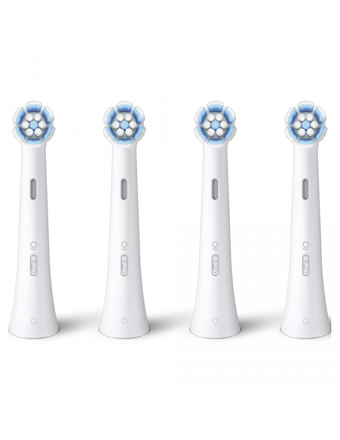 Oral-B Replaceable Toothbrush Heads iO Gentle Care For adults, Number of brush heads included 4, White mutes higiēnai