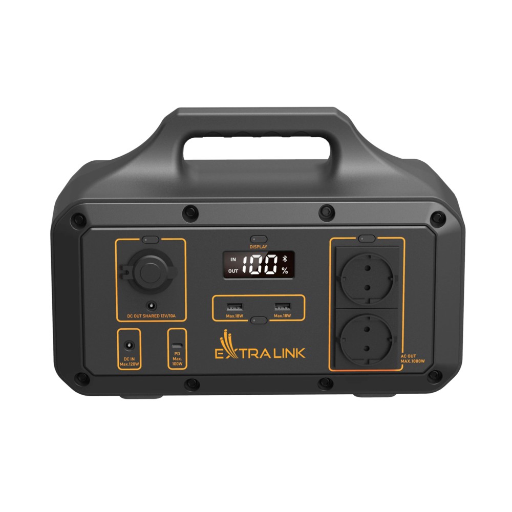 Extralink EPS-S1000S portable power station 6 Lithium-Ion (Li-Ion) 46000 mAh 1000 W 13 kg Powerbank, mobilā uzlādes iekārta