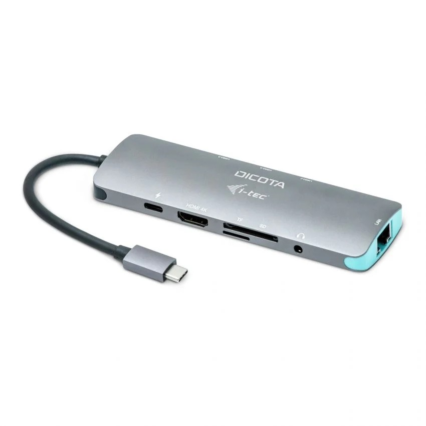 USB-C Portable 8-in-1 4 K HDMI PD 100W dock stacijas HDD adapteri