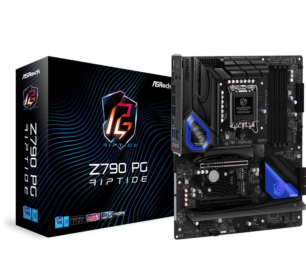 Asrock Z790 PG Riptide Intel Z790 LGA 1700 ATX pamatplate, mātesplate