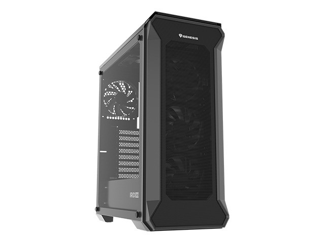 PC Case Genesis Irid 505F z oknem Datora korpuss