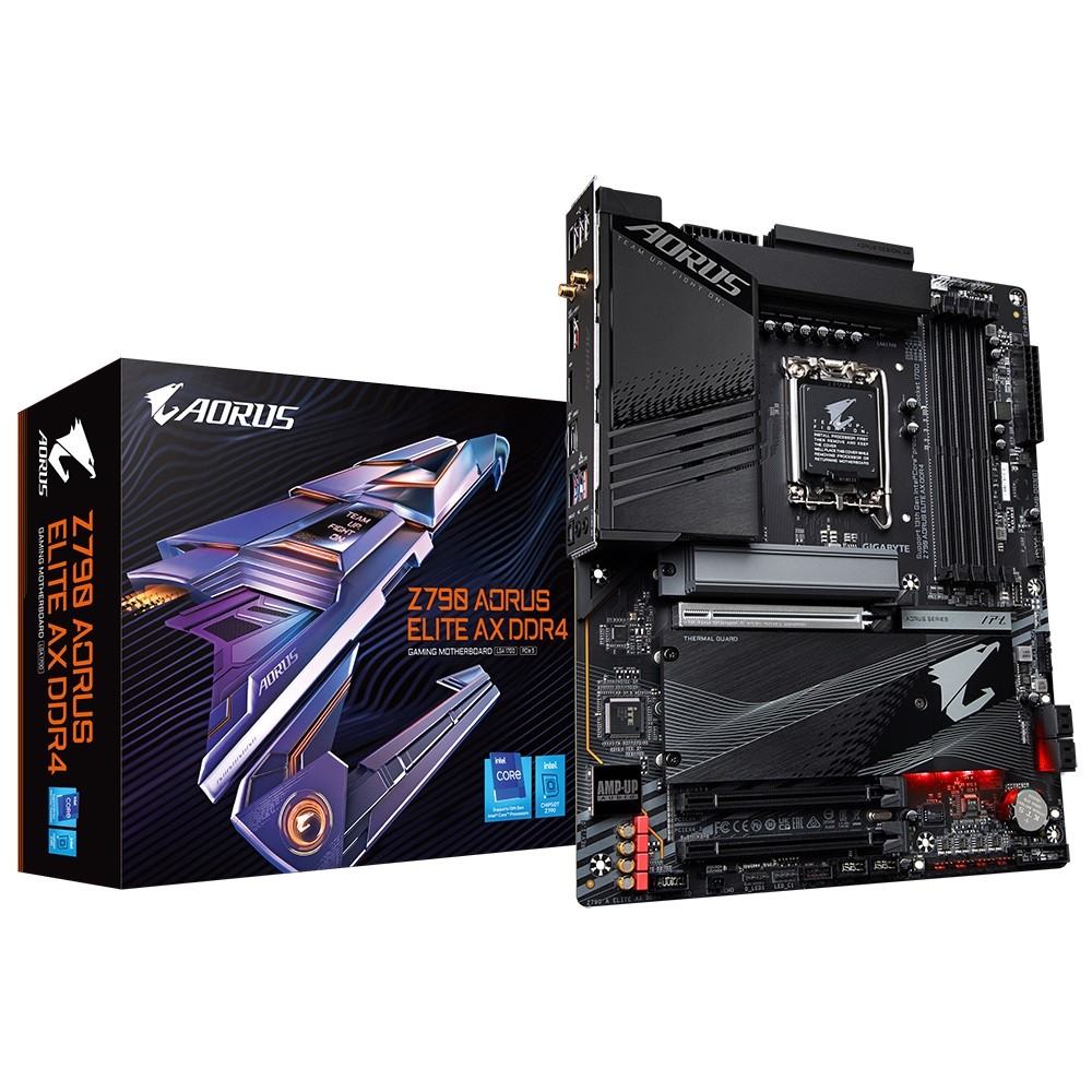 Gigabyte Z790 AORUS ELITE AX 4DDR4 s1700 DDR4 USB ATX pamatplate, mātesplate