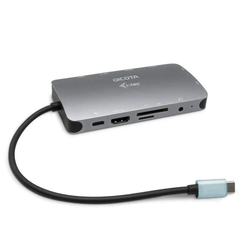 USB-C Portable 10-in-1 HDMI PD 100W dock stacijas HDD adapteri