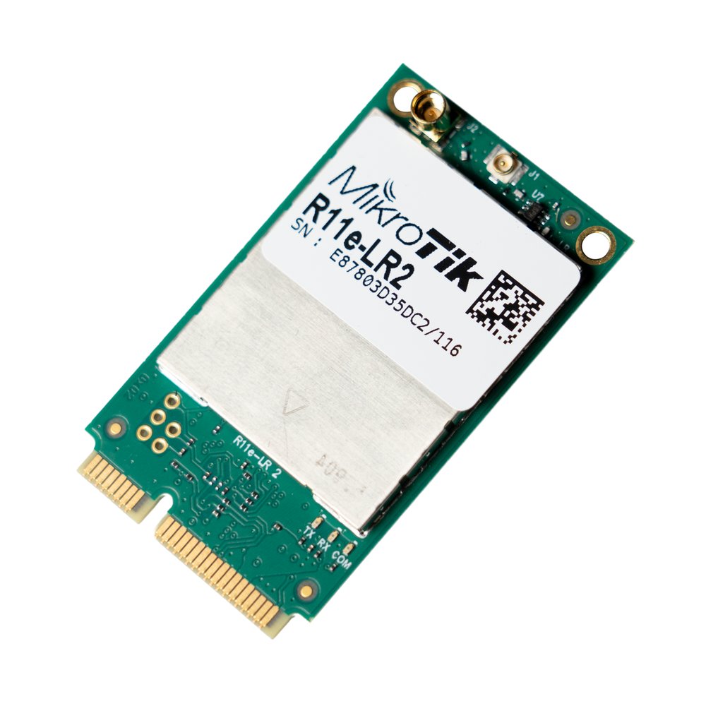 Mikrotik r11e-lr2 tarjeta-gateway conectradora lora minipci-e para 2.4ghz. 4752224007933