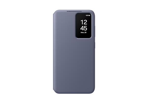 Samsung Galaxy S24 Smart View Wallet Case Violet maciņš, apvalks mobilajam telefonam