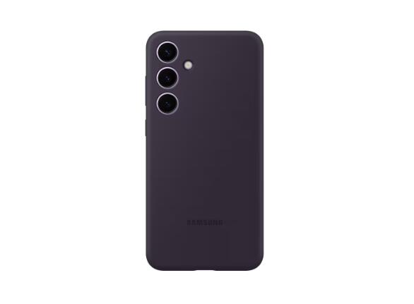 Samsung Galaxy S24+ Silicone Cover Dark Violet maciņš, apvalks mobilajam telefonam