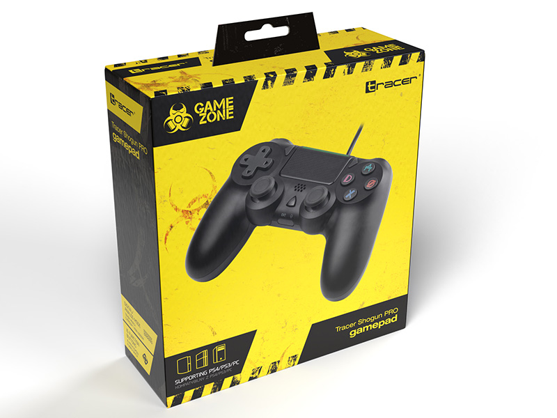 Tracer TRAJOY46852 Gaming Controller Gamepad Playstation 4 Playstation 3 PC Analogue / Digital Black spēļu konsoles gampad