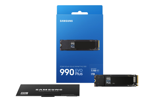 SAMSUNG SSD 990 EVO Plus 1TB M.2 NVMe SSD disks