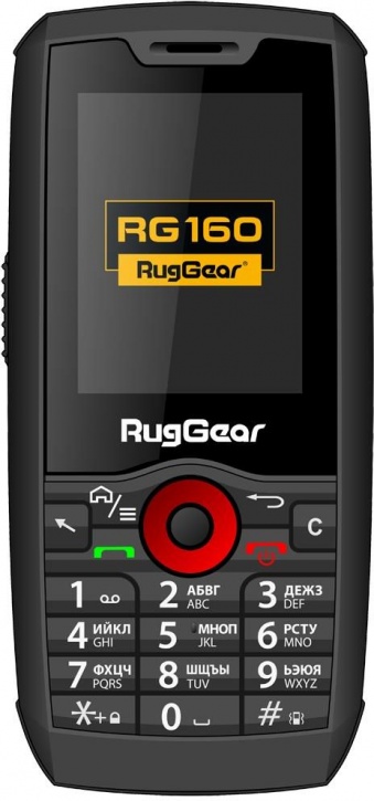 RugGear RG160 Dual black 6954561722359 99301010 (6954561722359) Mobilais Telefons