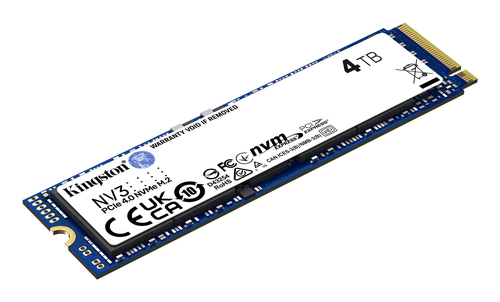 Kingston Kingston | Solid state drive | 4 TB | NV3 | M.2 | PCIe 4.0 x4 (NVMe) SSD disks