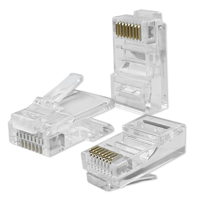 RJ45 modular connector CAT5e, UTP, 100pcs 54550 (5901878545509)