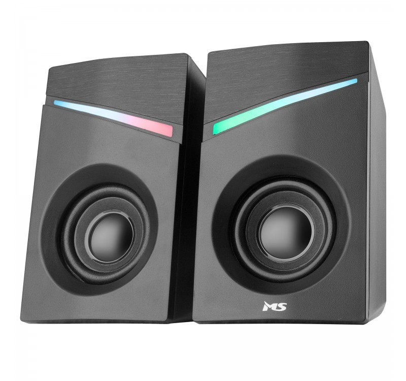 PC SPEAKERS ECHO C300 2 .0 6W USB RGB LED MSP60006 (3856005185214) pārnēsājamais skaļrunis