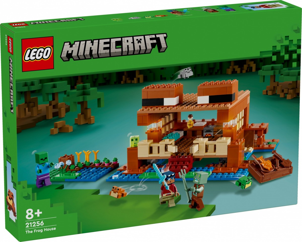 LEGO Minecraft 21256 The Frog House LEGO konstruktors