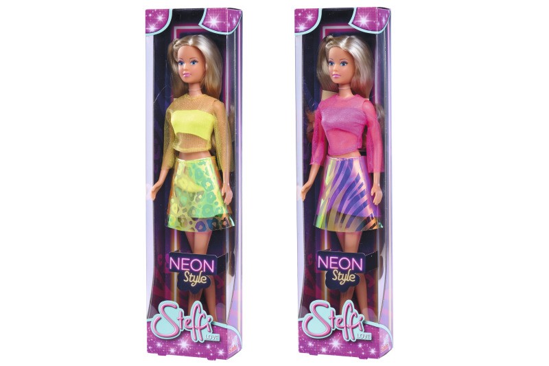 Doll Steffi Love Neon style, 2 types 105733665 (4006592089993) bērnu rotaļlieta
