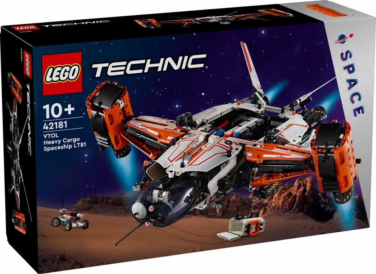 LEGO Technic 42181 VTOL Heavy Cargo Spaceship LT81 LEGO konstruktors