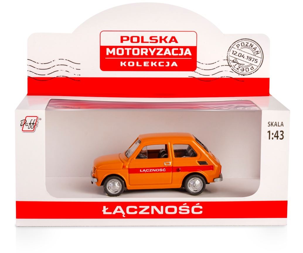 Pojazd Fiat 126p Lacznosc K-599 (5905422115996) Rotaļu auto un modeļi