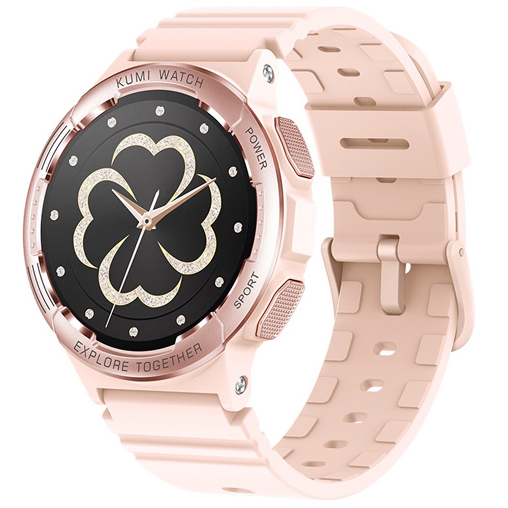Smartwatch K6 1.3 inch 300 mAh pink Viedais pulkstenis, smartwatch