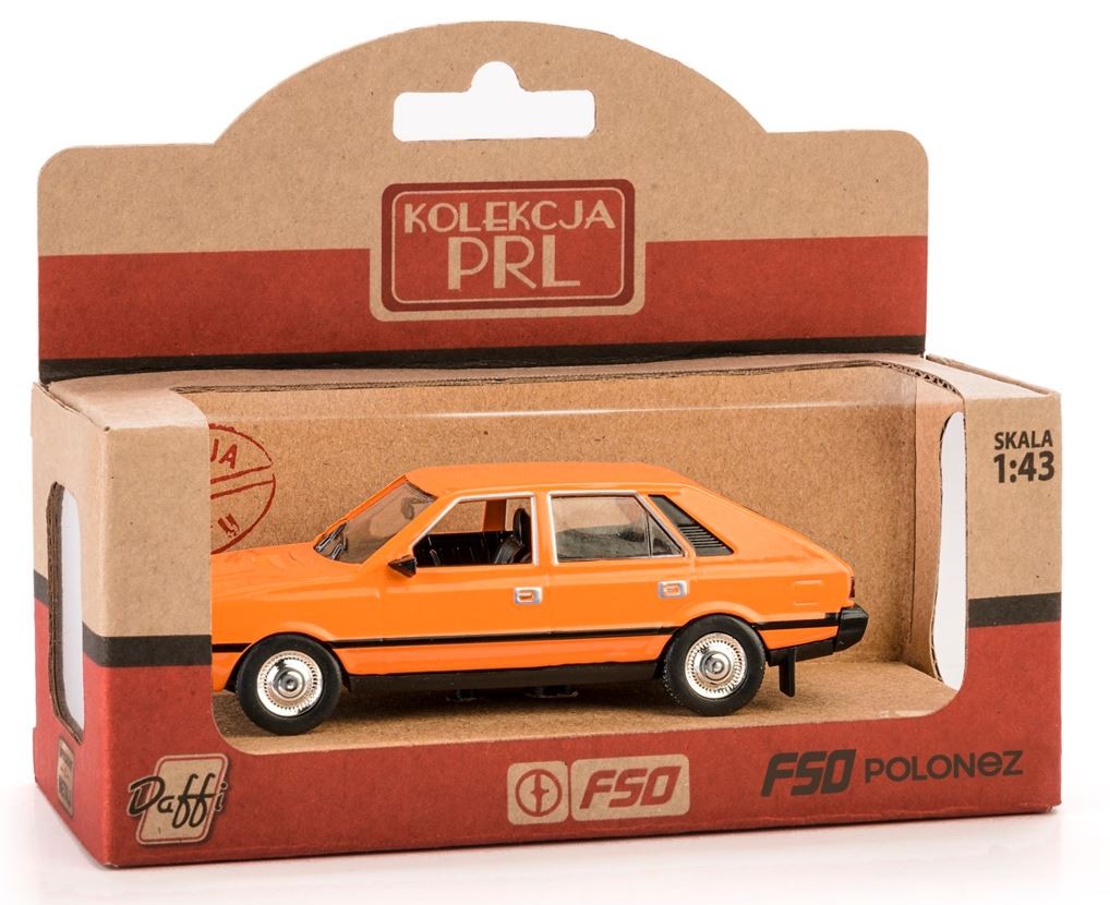 Pojazd PRL FSO POLONEZ - Pomaranczowy K-582 (5905422115828) Rotaļu auto un modeļi
