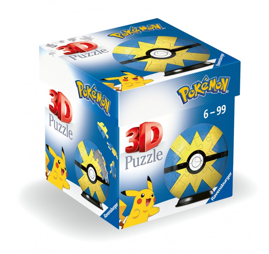 Pokemon Quick Ball 3D Puzzle puzle, puzzle