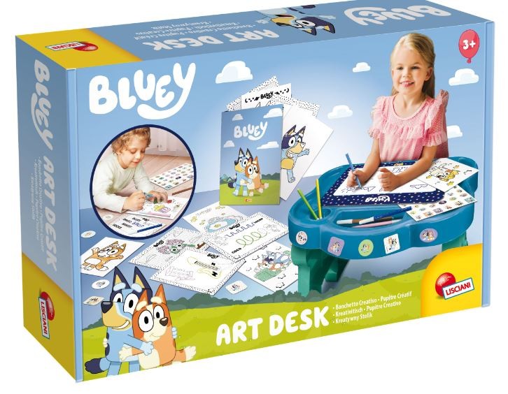 Art desk - Bluey