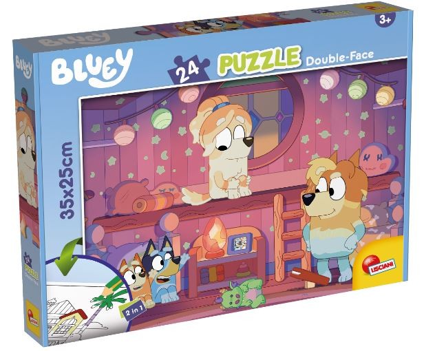 Puzzle Double - face 24 pcs. - Bluey puzle, puzzle