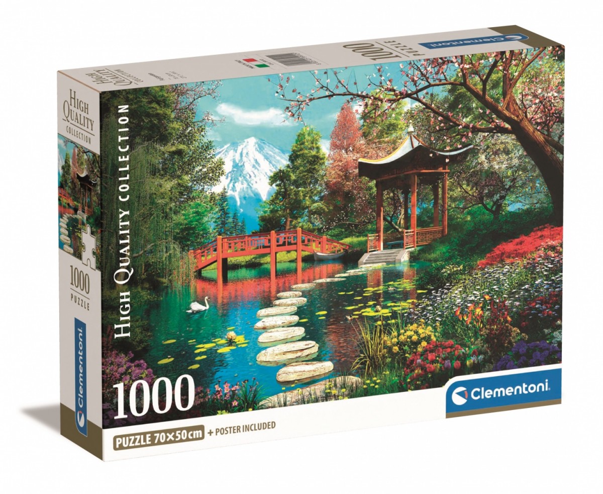 Puzzles 1000 elements Compact Fuji Garden puzle, puzzle