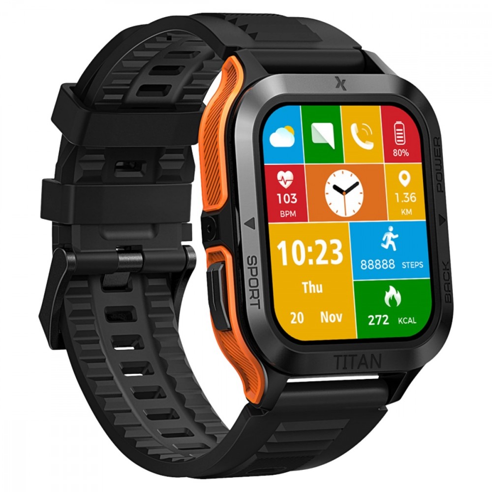 Smartwatch Fit FW67 Titan pro orange Viedais pulkstenis, smartwatch