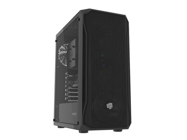 FURY Shobo SH4F Midi Tower Black Datora korpuss