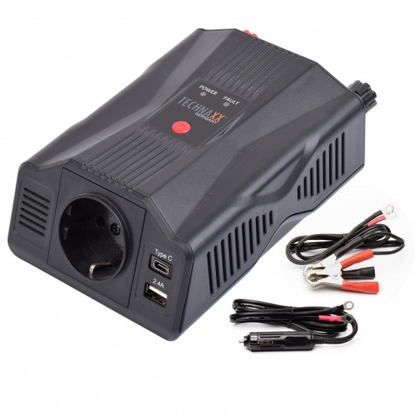 Inverter 300W TE24 TE24 (4260358125602) Strāvas pārveidotājs, Power Inverter