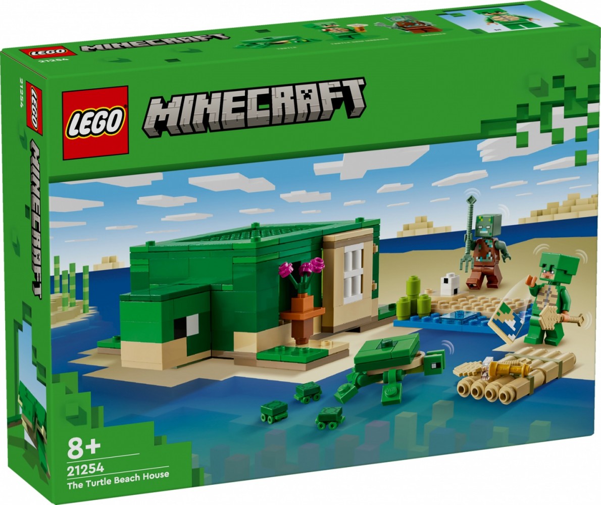 Bricks Minecraft 21254 The Turtle Beach House 21254 (5702017583303) konstruktors
