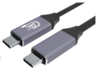 Premium USB-C Type 4 40 Gbps 240W 1.5M PD USB kabelis