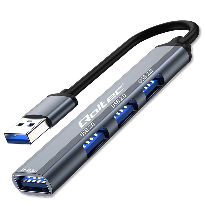 HUB adapter USB 3.0 4in1, USB 3.0, 3x USB 2 53793 (5901878537931) komutators