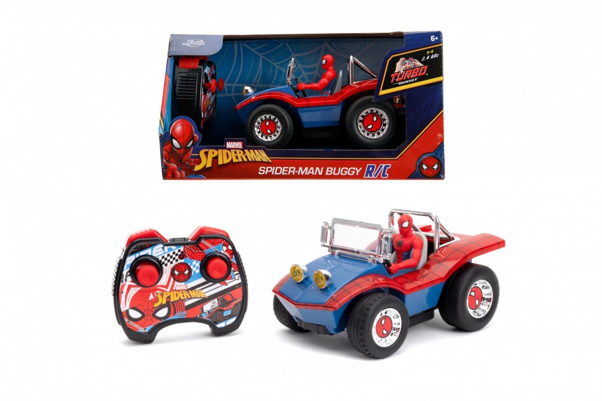 Vehicle Spider Man RC Buggy 1/24 with figure 253223025 (4006333088179) Rotaļu auto un modeļi