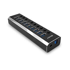 I/O HUB USB3 10PORT/43370 LINDY 43370 (4002888433709) USB centrmezgli