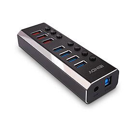 I/O HUB USB3 4PORT+3CHARGE/43371 LINDY 43371 (4002888433716) USB centrmezgli