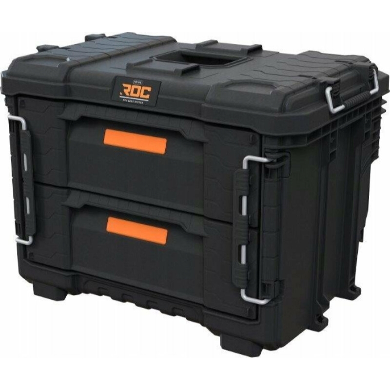 Instrumentu kaste ar 2 atvilktnem ROC Pro Gear 2 Drawers Unit XL 56,5x37,5x41,3cm 7290112639868