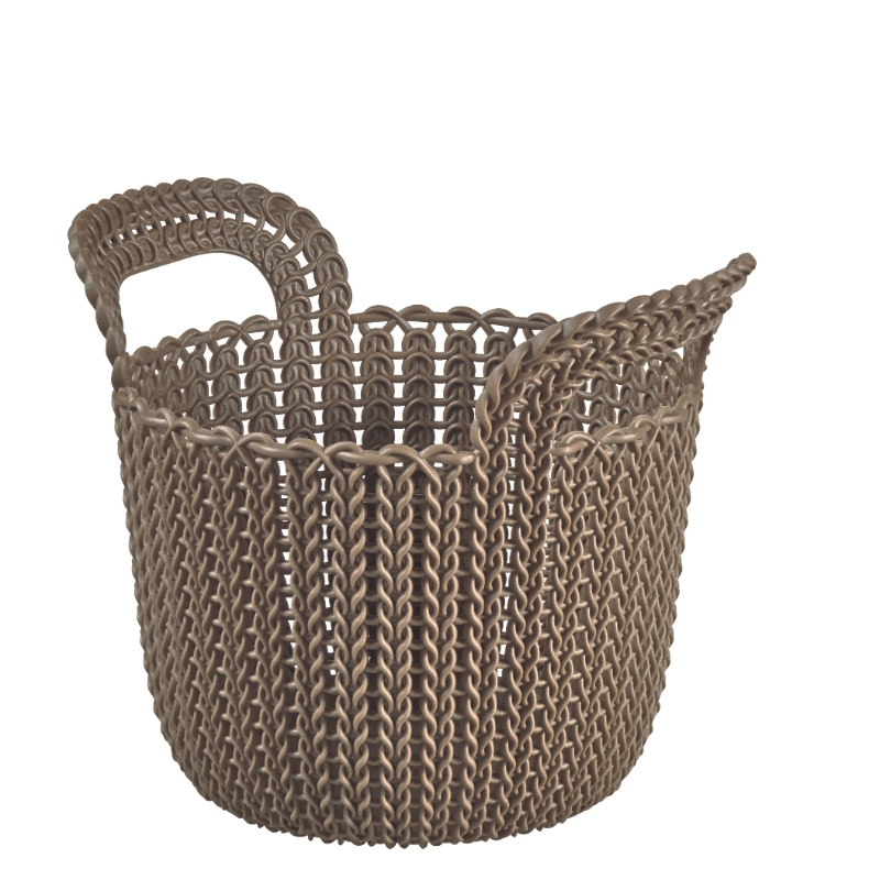 Grozs Knit XS apals 3L 23x19x19cm bruns 3253923971033