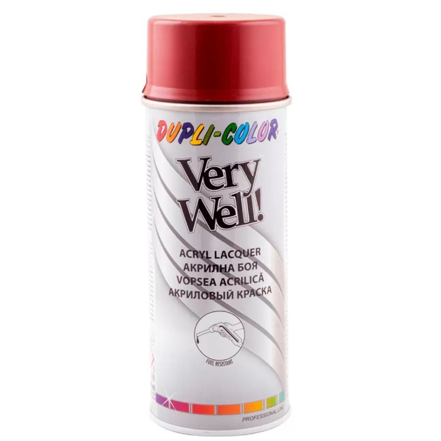 Aerosolkrasa Very Well RAL3009 400ml oksidsarkana auto kopšanai