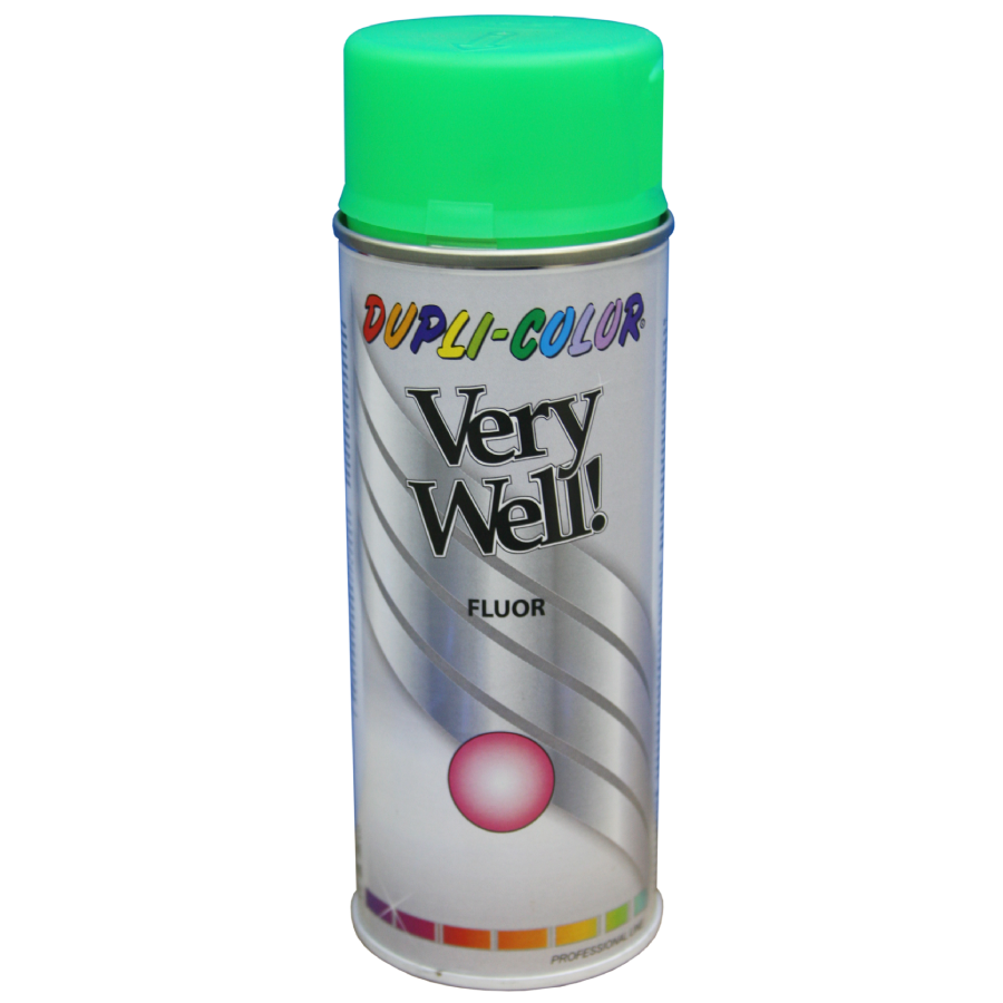 Aerosolkrasa Very Well 400ml fluorisc.zala auto kopšanai