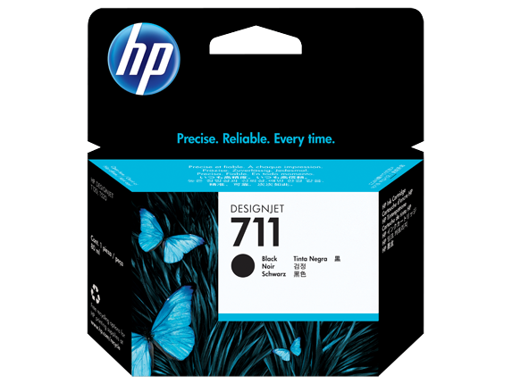 HP 711 ink black 80 ml DJ T120 520 kārtridžs