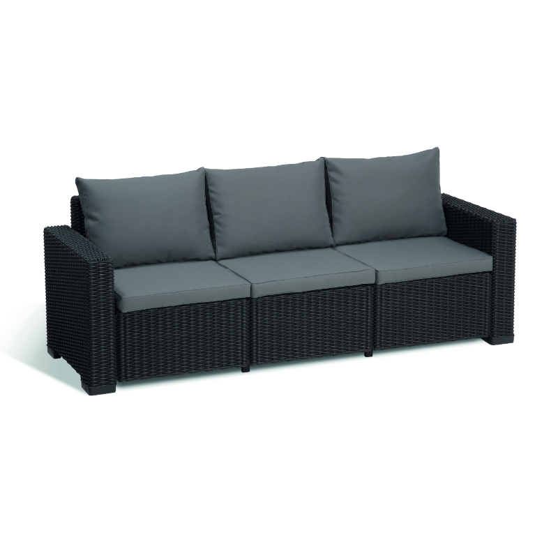 Darza divans trisvietigs California 3 Seater Sofa peleks 8711245154305 Dārza mēbeles