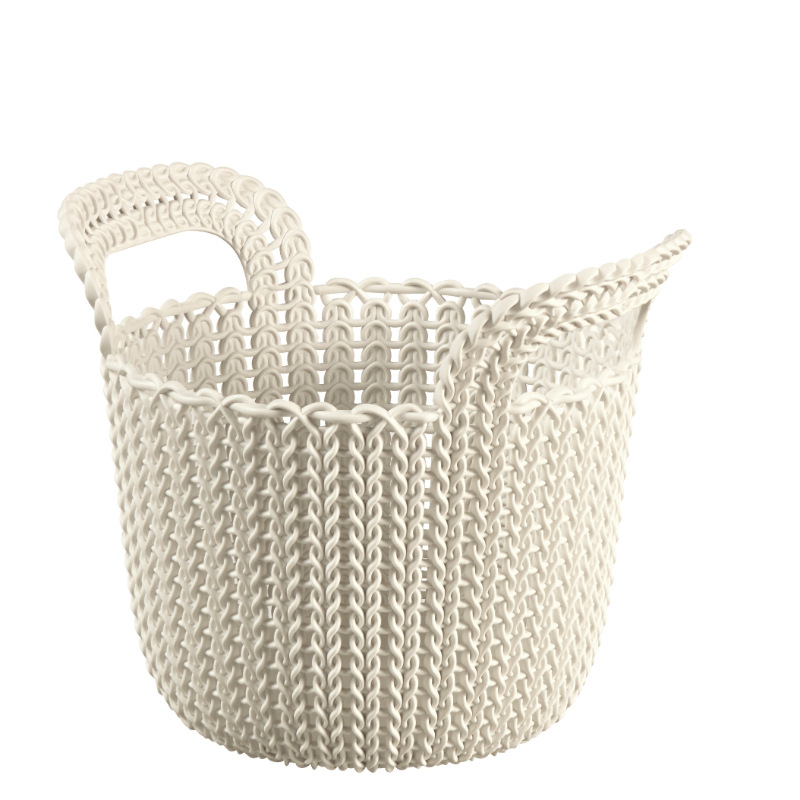 Grozs Knit XS apals 3L 23x19x19cm balts 3253923971002